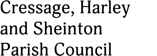 Cressage,Harley,and Sheinton Parish Council logo